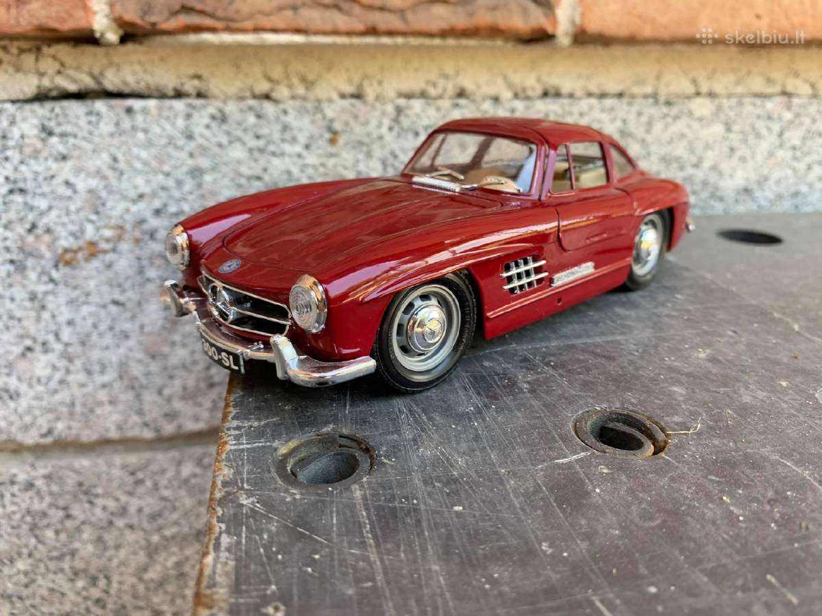 Mercedes 300sl Modeliai 1:24 Diecast Masineles - nuotraukos Nr. 3