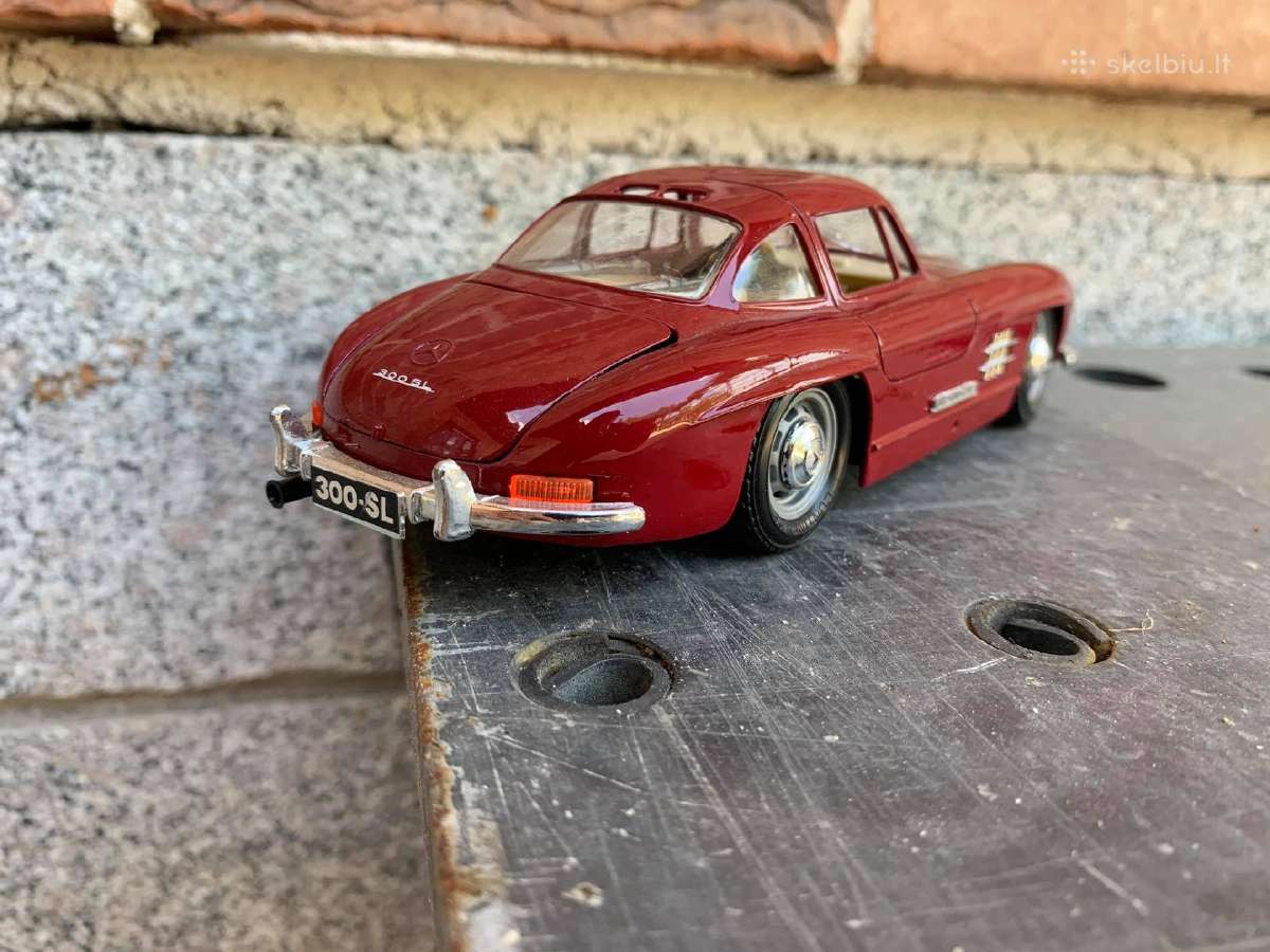 Mercedes 300sl Modeliai 1:24 Diecast Masineles - nuotraukos Nr. 6
