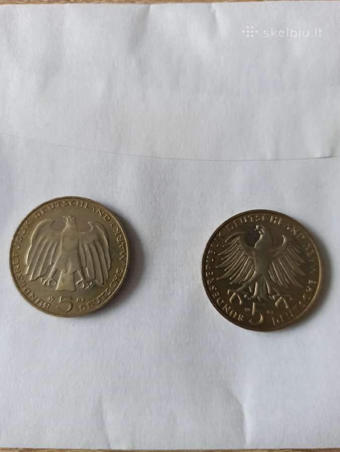 5 markės Karlas ir Liuteris 1983
