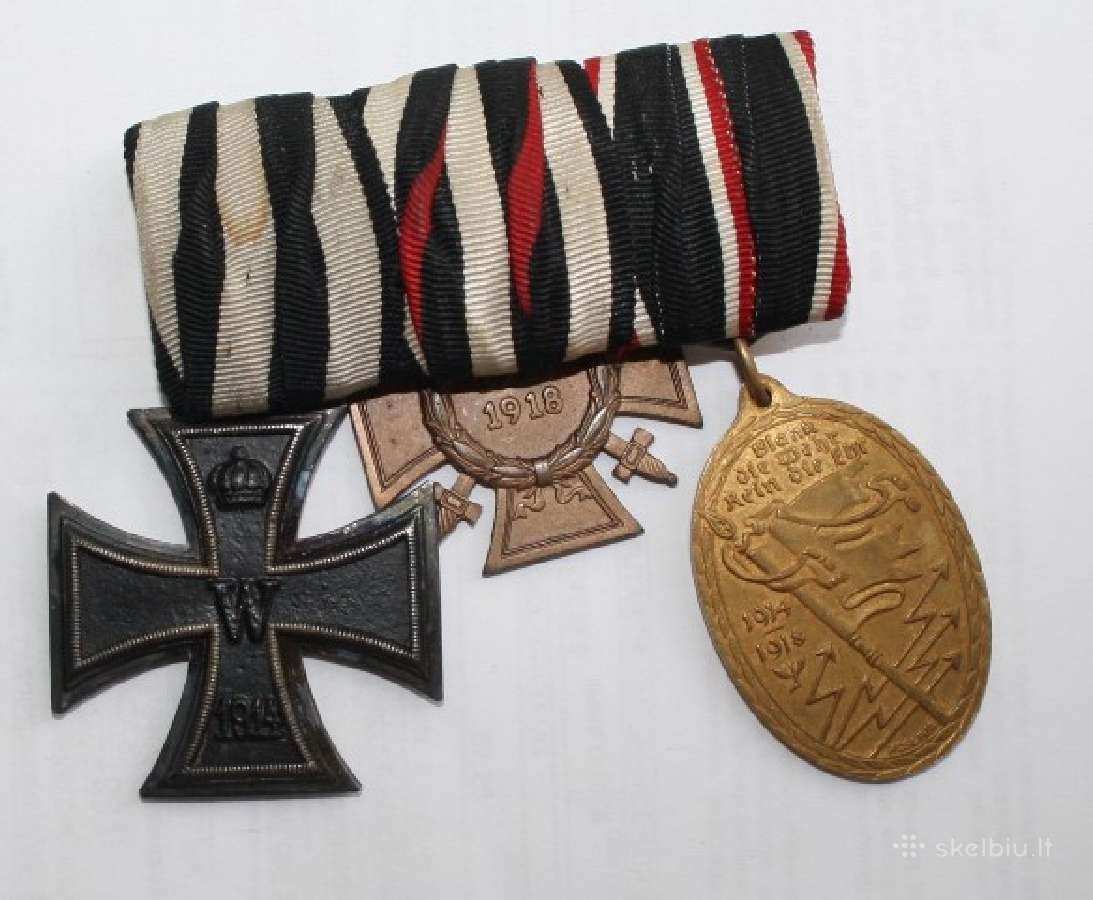 Senojo medalio užsegimas Ek II klasė 1914. R11