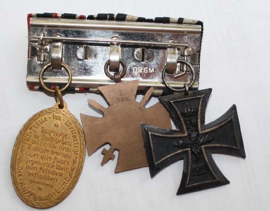 Senojo medalio užsegimas Ek II klasė 1914. R11 - nuotraukos Nr. 2