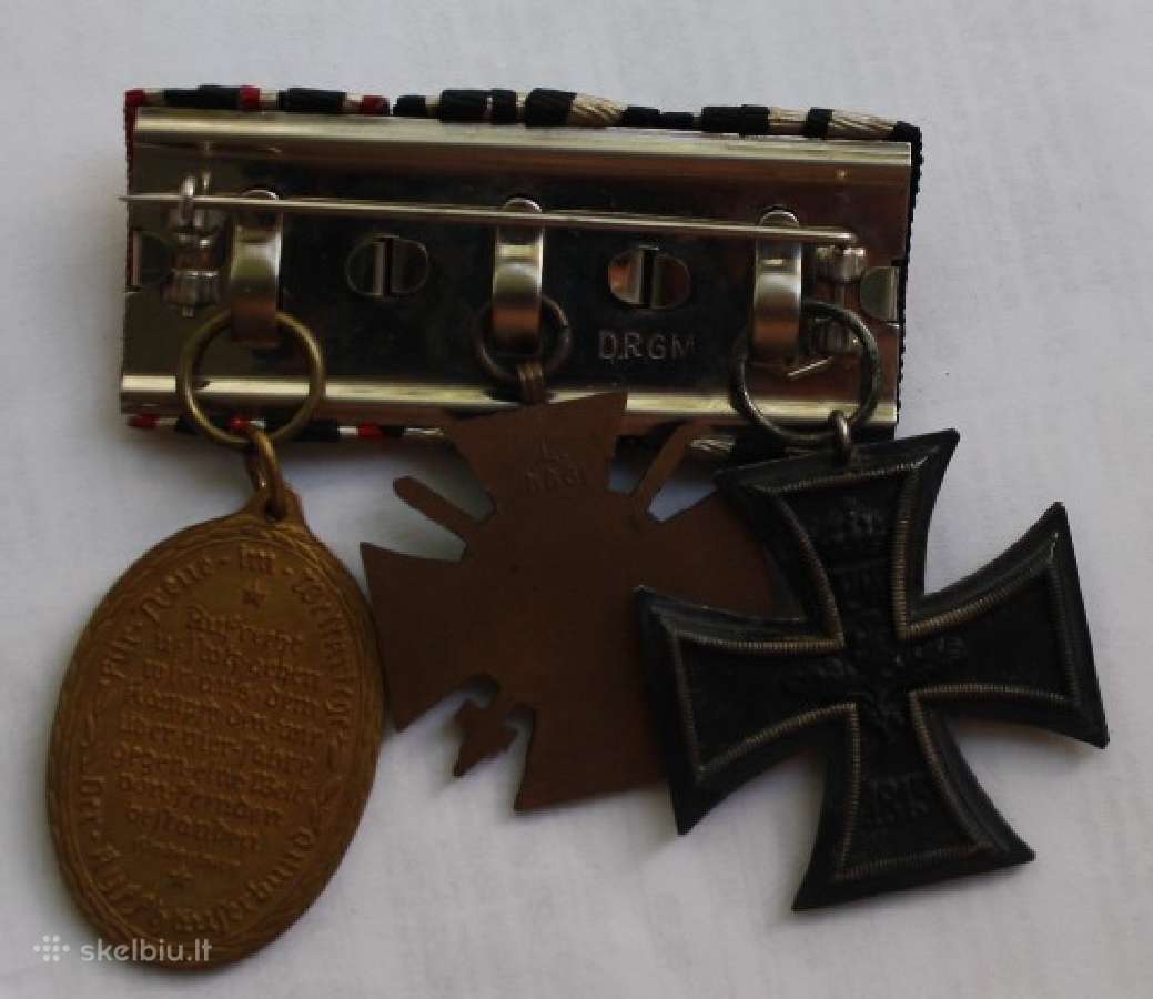 Senojo medalio užsegimas Ek II klasė 1914. R11 - nuotraukos Nr. 3