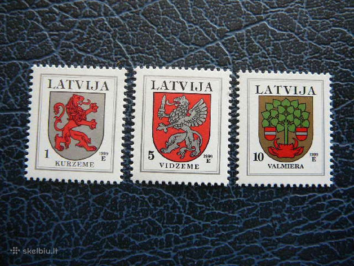 Herbai Standartai Latvija 1999 Mnh llt371cv .