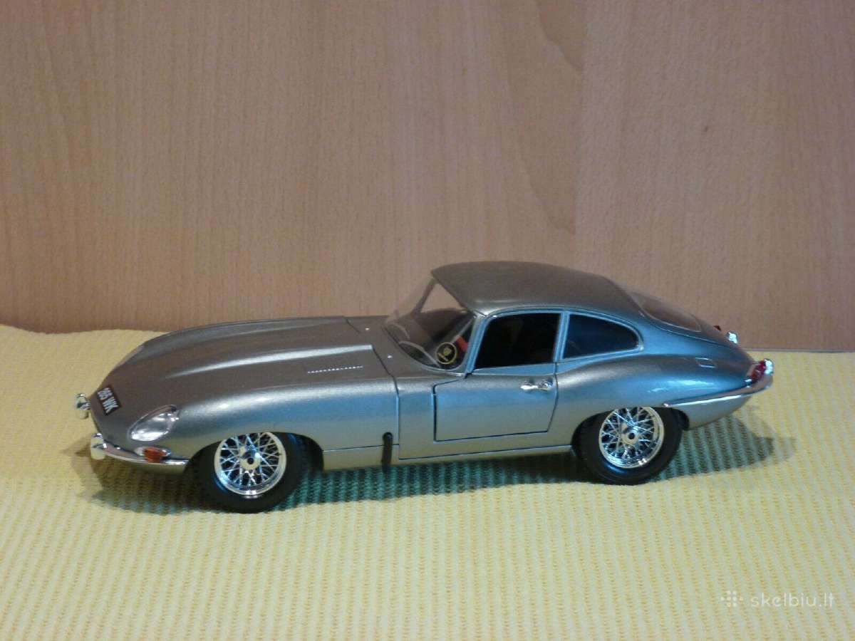 Jaguar E Type 1:18 modelis diecast