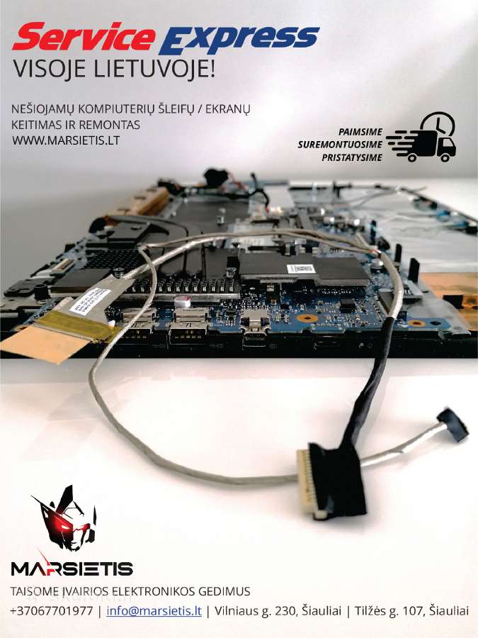 Toshiba nešiojamų kompiuterių ekranų kabeliai - nuotraukos Nr. 3
