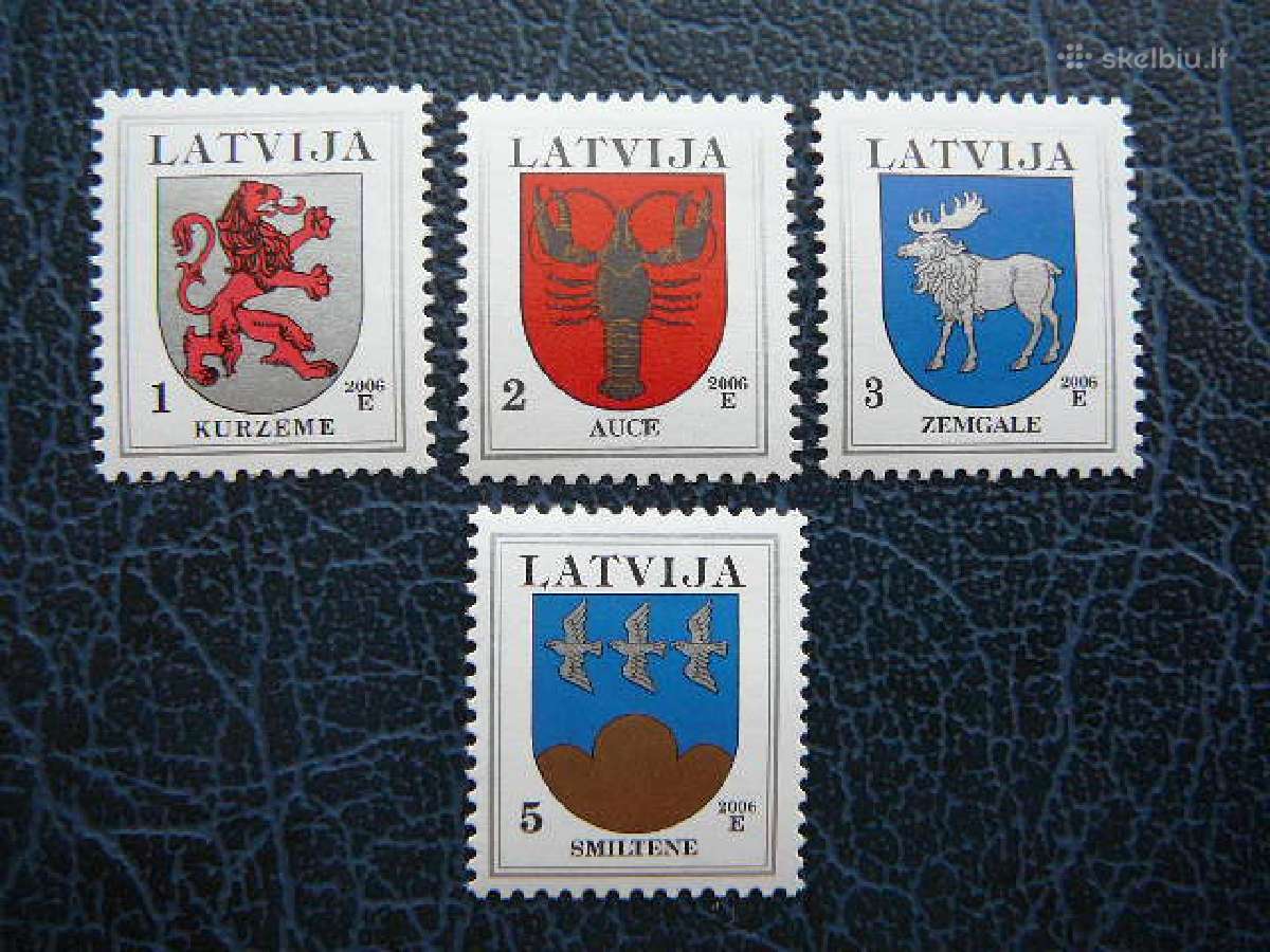 Herbai Standartai Latvija 2006 Mnh llt371/2cviii