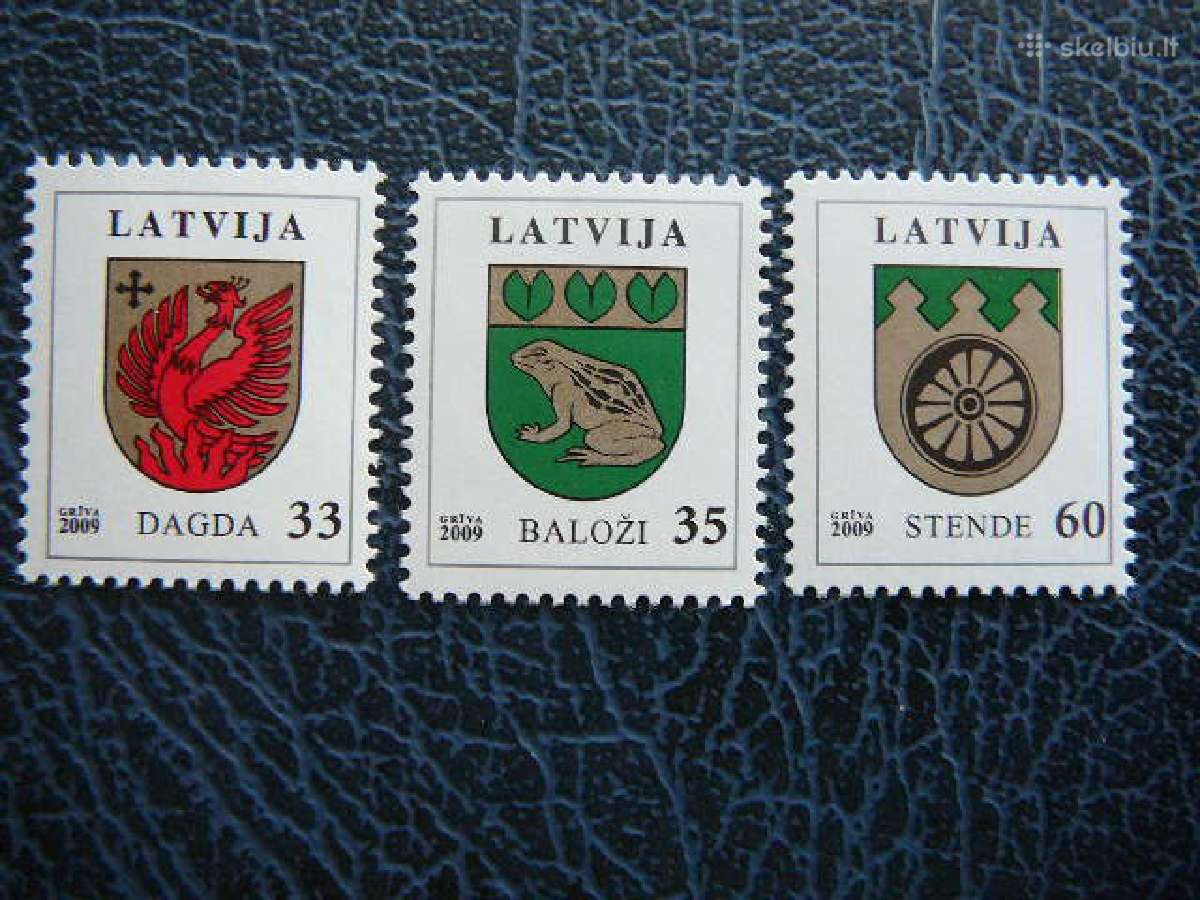 Herbai Standartai Latvija 2009 Mnh llt750/2