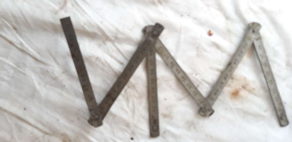Metras sulankstomas metalinis