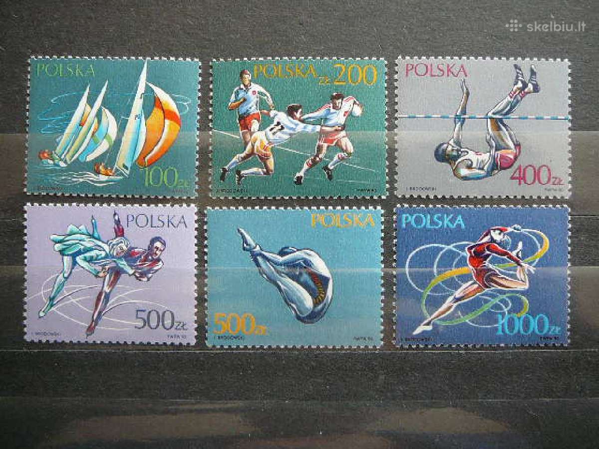 Sportas Lenkija 1990 svarus lk3258
