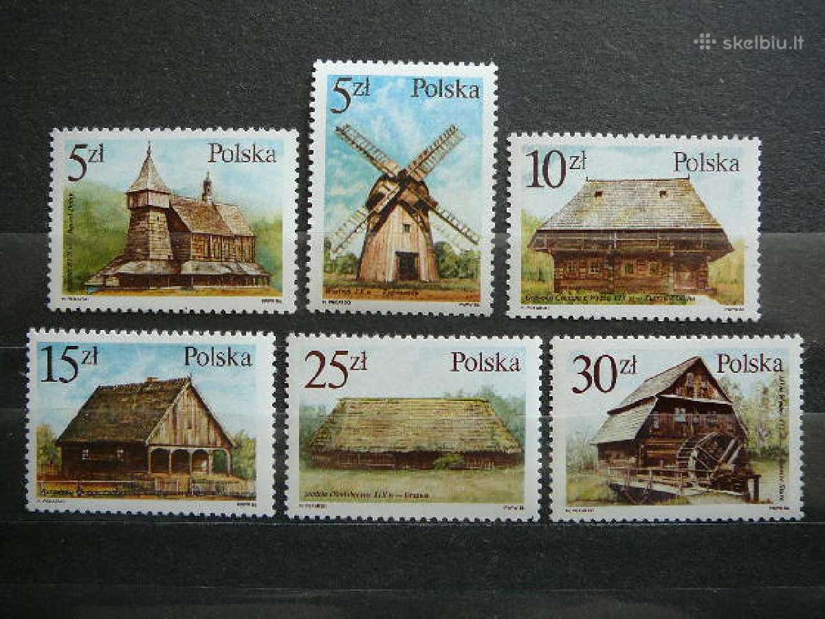 Architektura Lenkija 1986 Mnh lk3060