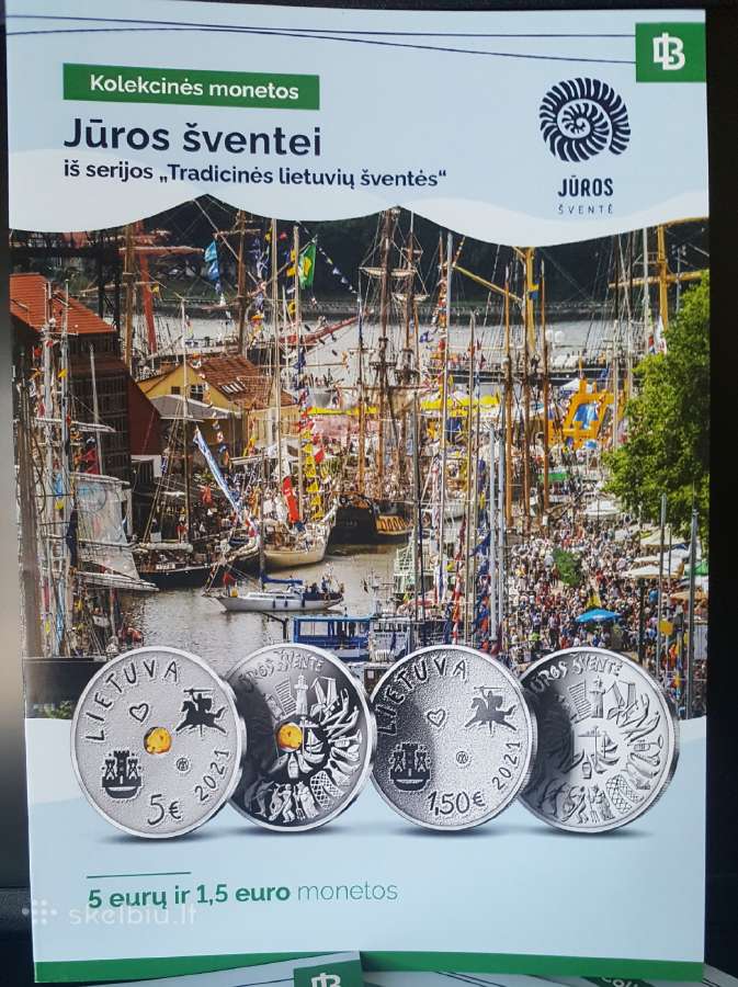 2021 m. 1,5€ ir 5€ Moneta, skirta Jūros šventei - nuotraukos Nr. 6