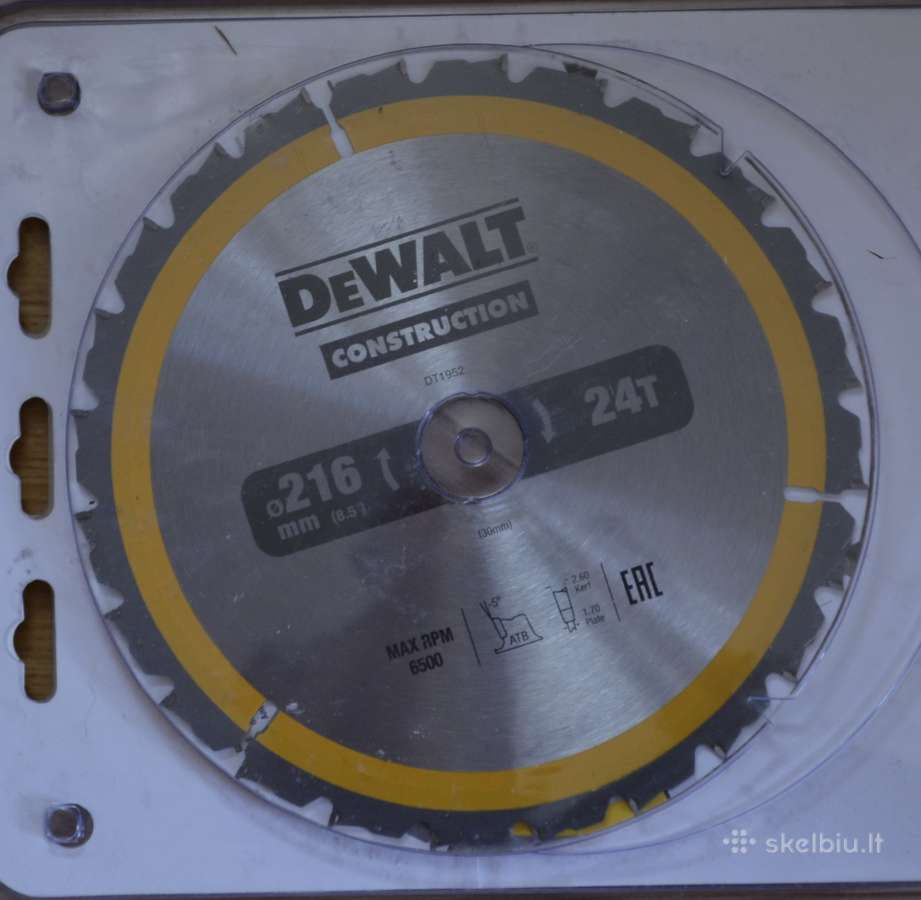 Dewalt pjovimo diskai medienai - nuotraukos Nr. 2