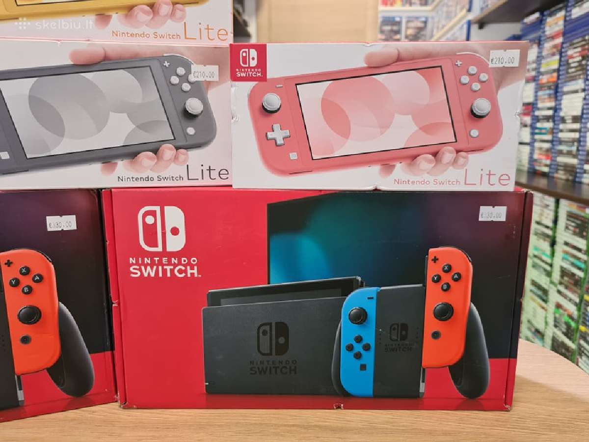 Nintendo Switch konsolės Klaipėda Liepų g. 44 - nuotraukos Nr. 2