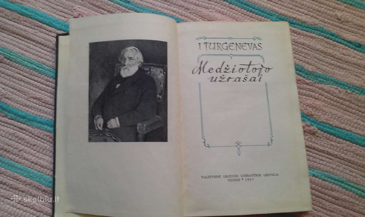 Medžiotojo užrašai Turgenevas I. 1957m. - nuotraukos Nr. 2