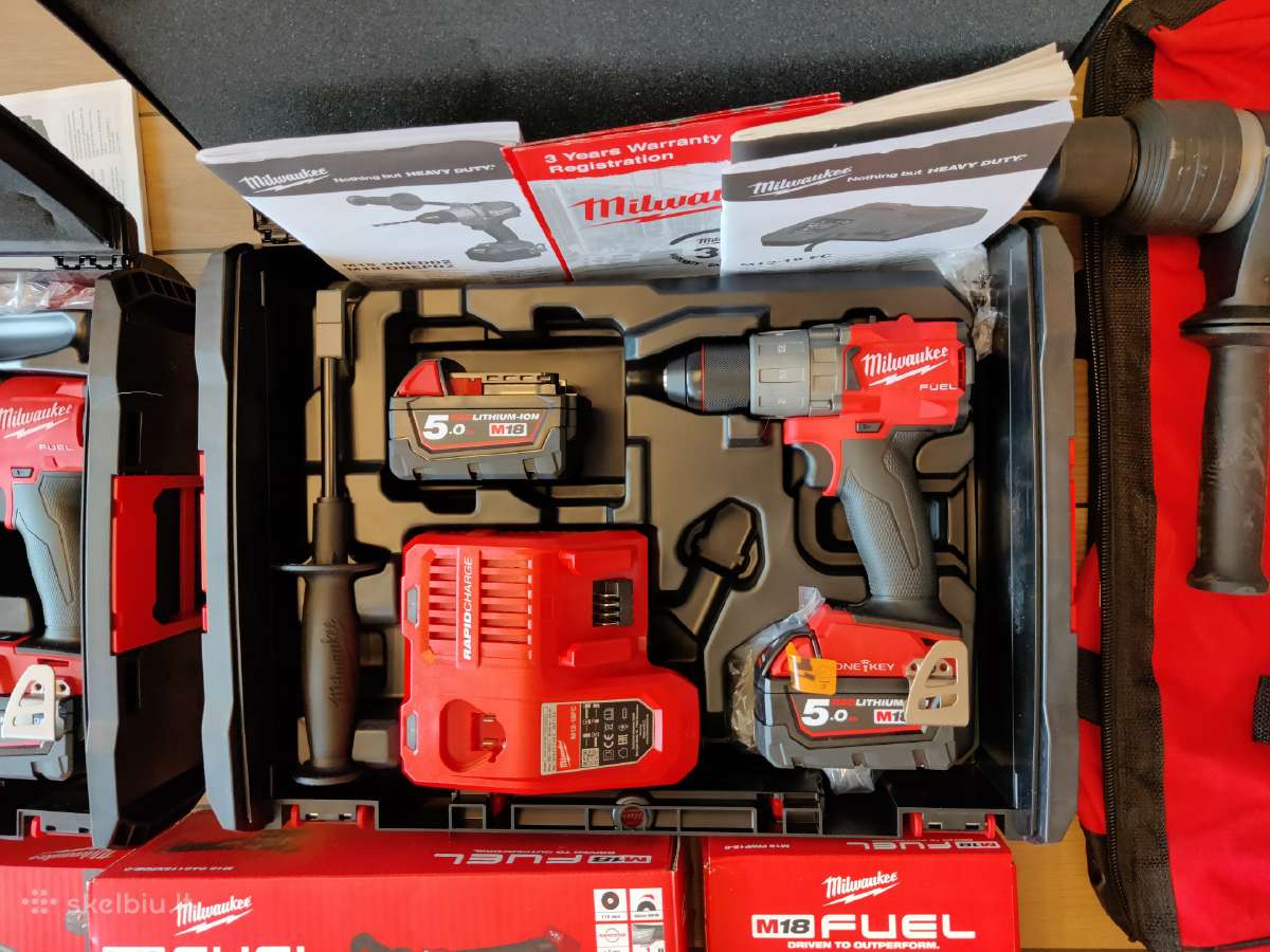 Akumuliatorinis kniediklis Milwaukee M18 Onefprt-0 - nuotraukos Nr. 18