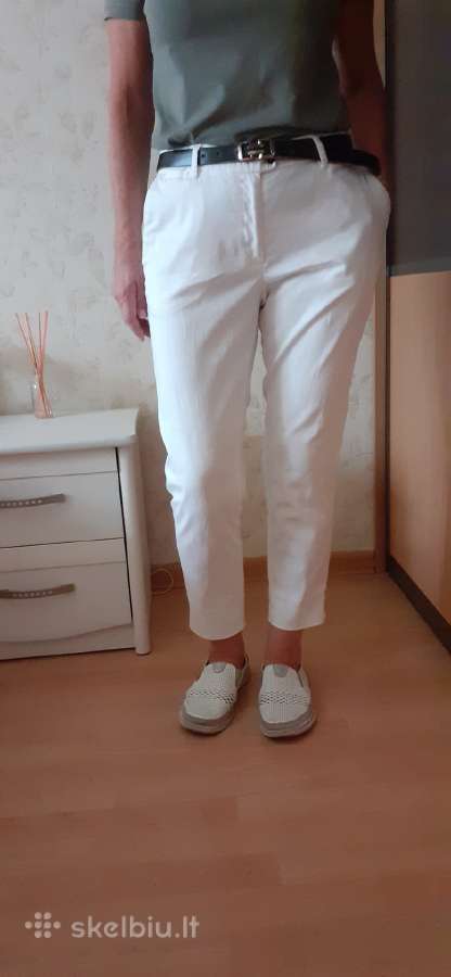 "h&m" baltos spalvos kelnes - nuotraukos Nr. 5