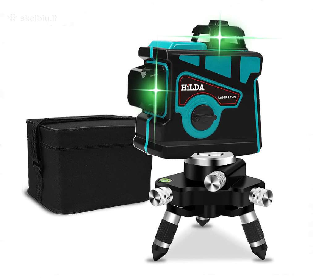 3D lazerinis 12 liniju, 360 laipsniu nivelyras - nuotraukos Nr. 3