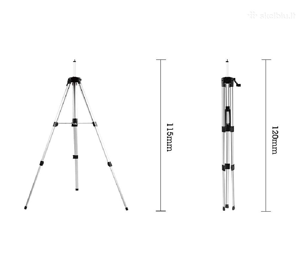 3D lazerinis 12 liniju, 360 laipsniu nivelyras - nuotraukos Nr. 7
