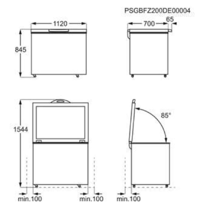 308 litrų šaldymo dėžės Zanussi / Electrolux A+(f) - nuotraukos Nr. 10