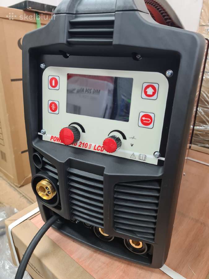 Mig Aliuminiui Weldman Power Mig 210 LCD Synergy - nuotraukos Nr. 2