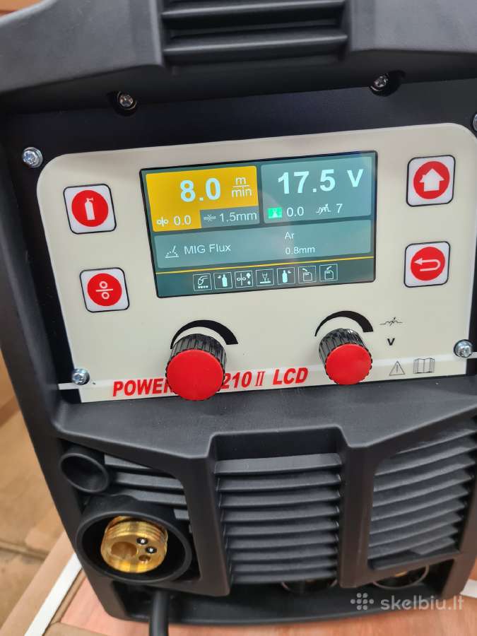 Mig Aliuminiui Weldman Power Mig 210 LCD Synergy - nuotraukos Nr. 5