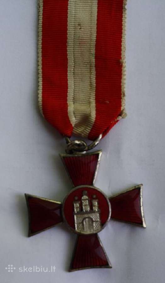 Parduodu Hanzos kryžių 1914 Hamburgo grupė R3 - nuotraukos Nr. 3