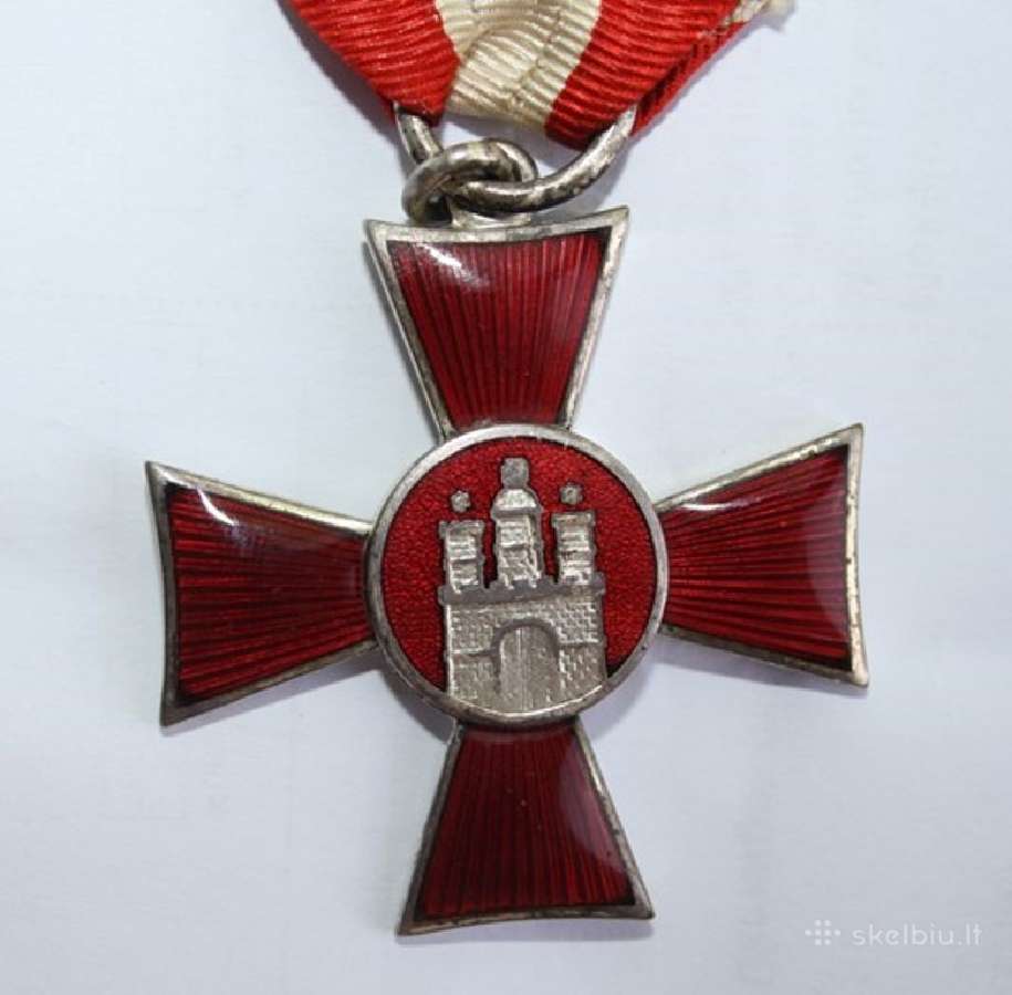Parduodu Hanzos kryžių 1914 Hamburgo grupė R3 - nuotraukos Nr. 4