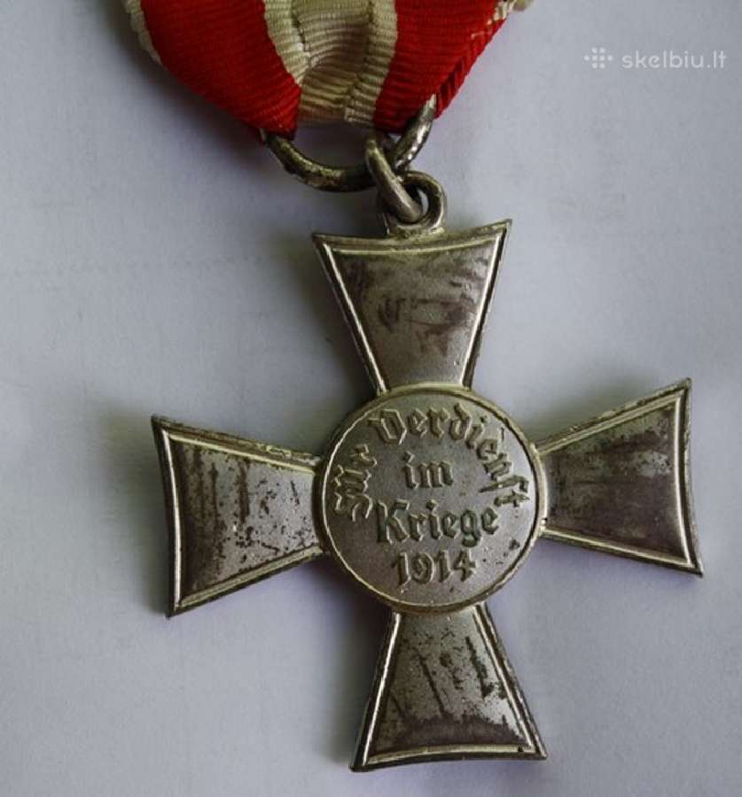 Parduodu Hanzos kryžių 1914 Hamburgo grupė R3 - nuotraukos Nr. 5