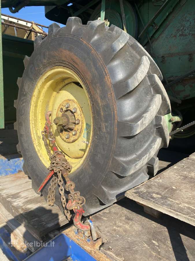 Kombainas John Deere 430 Ardomas Dalimis - nuotraukos Nr. 3
