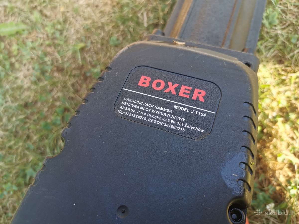 Naujas! Benzininis atskėlimo plaktukas Boxer-ft154 - nuotraukos Nr. 7