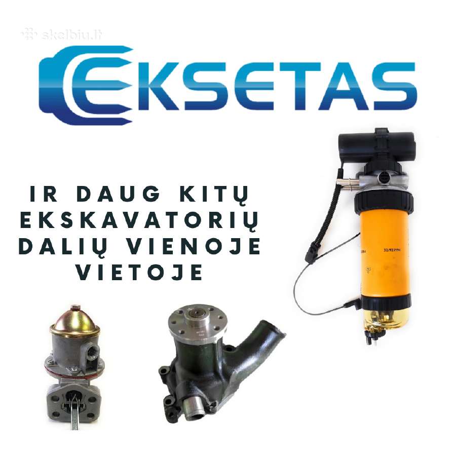 Mini ekskavatorių variklio dalys