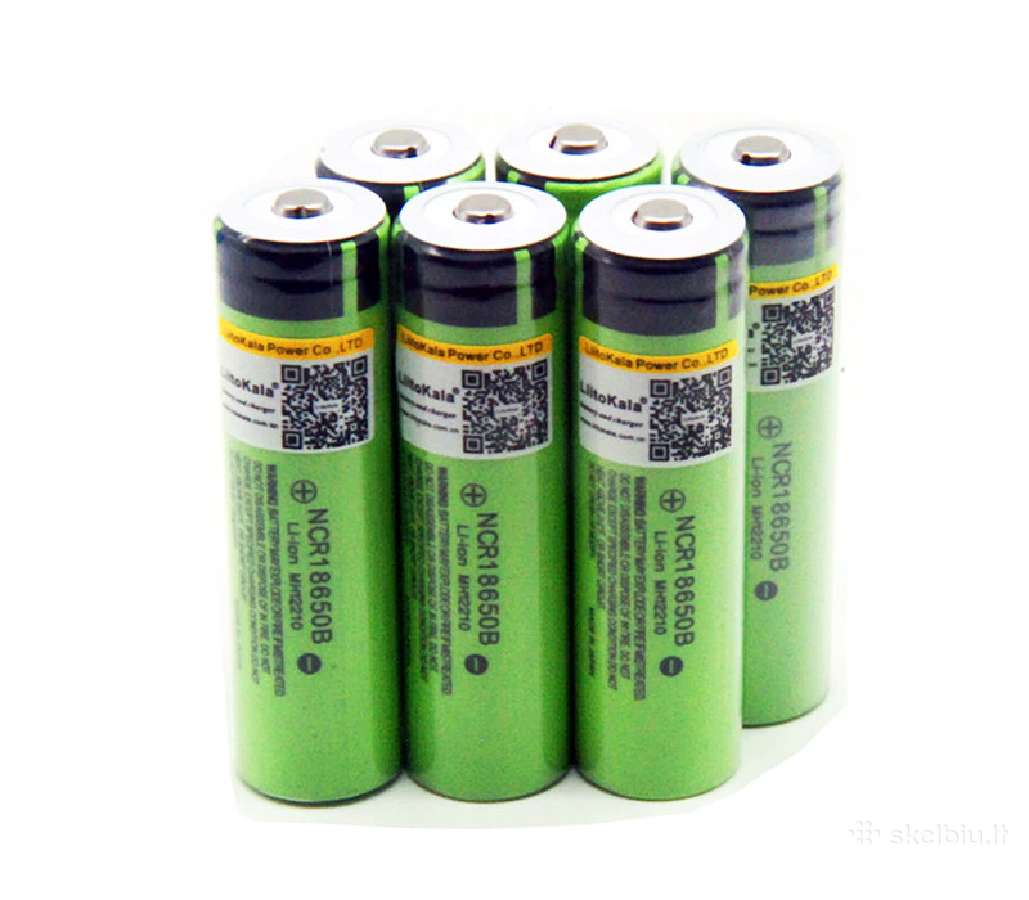 Akumuliatorius Liitokala 18650 3.7v 3400 mah - nuotraukos Nr. 2