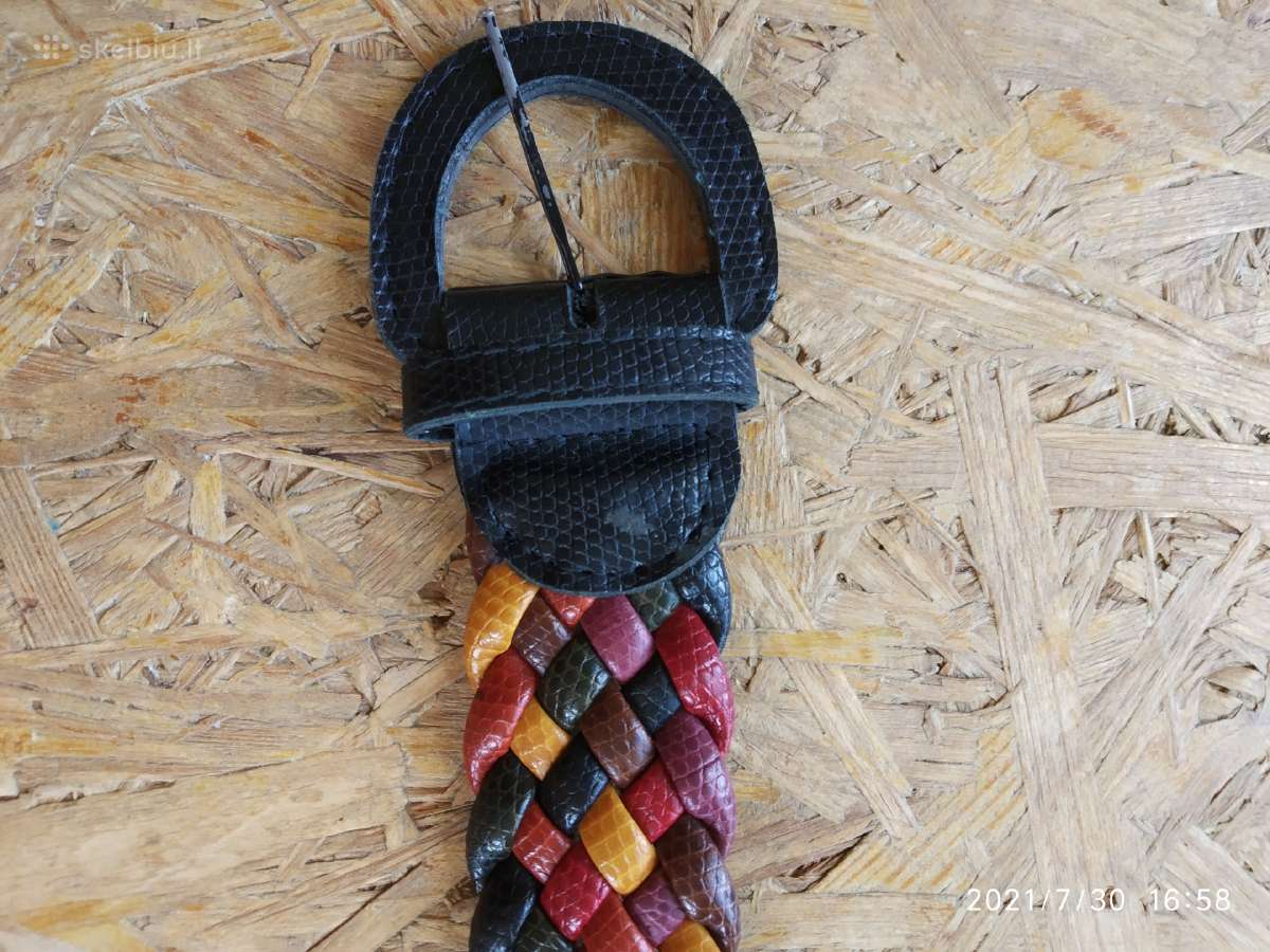 Vintažinis diržas 80 cm - nuotraukos Nr. 2