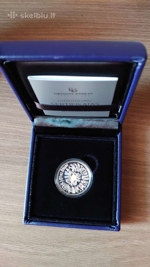 5 Eur sidabrinė moneta skirta Jūros šventei