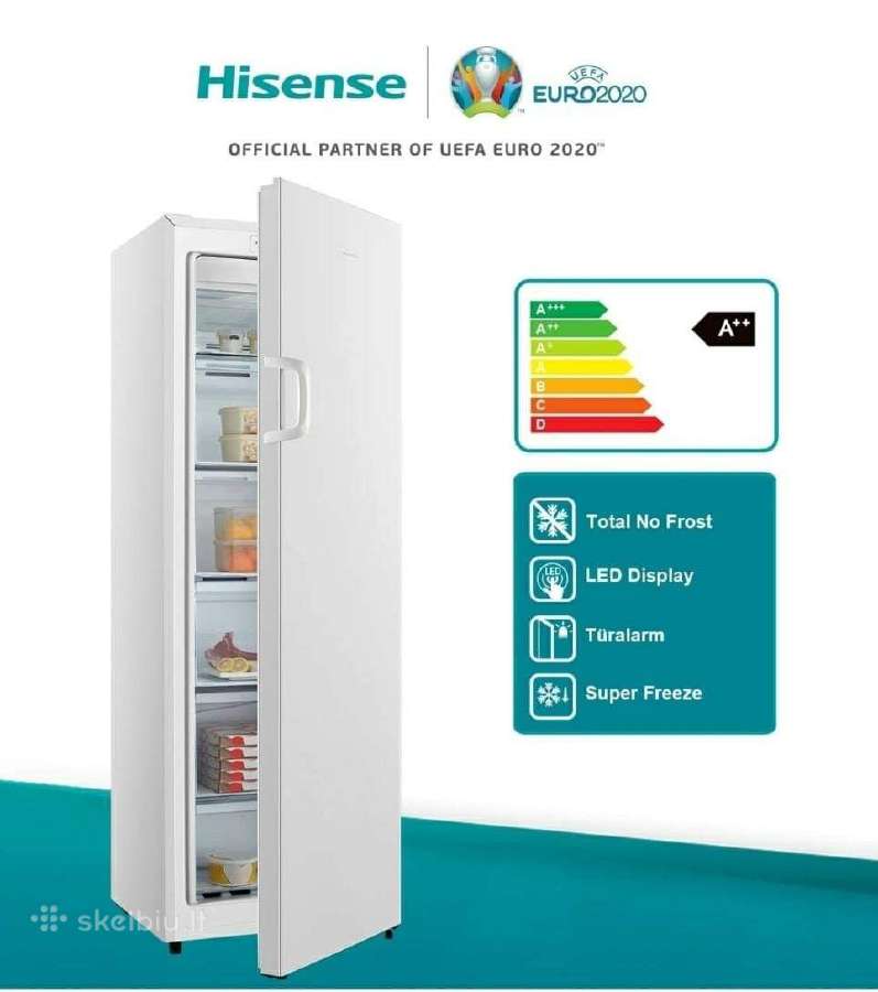 Šaldikliai Hisense ,No Frost" E (A++)