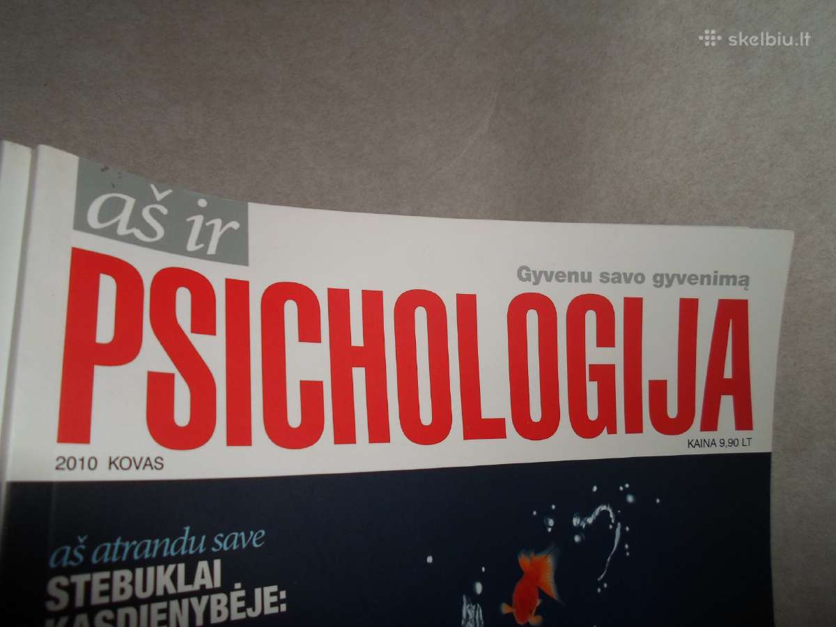 Žurnalas "Aš ir psichologija" - nuotraukos Nr. 3