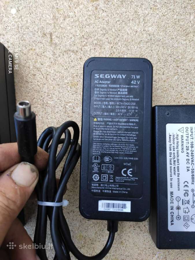 Elektrinių paspirtukų pakrovėjai įkrovikliai - nuotraukos Nr. 3