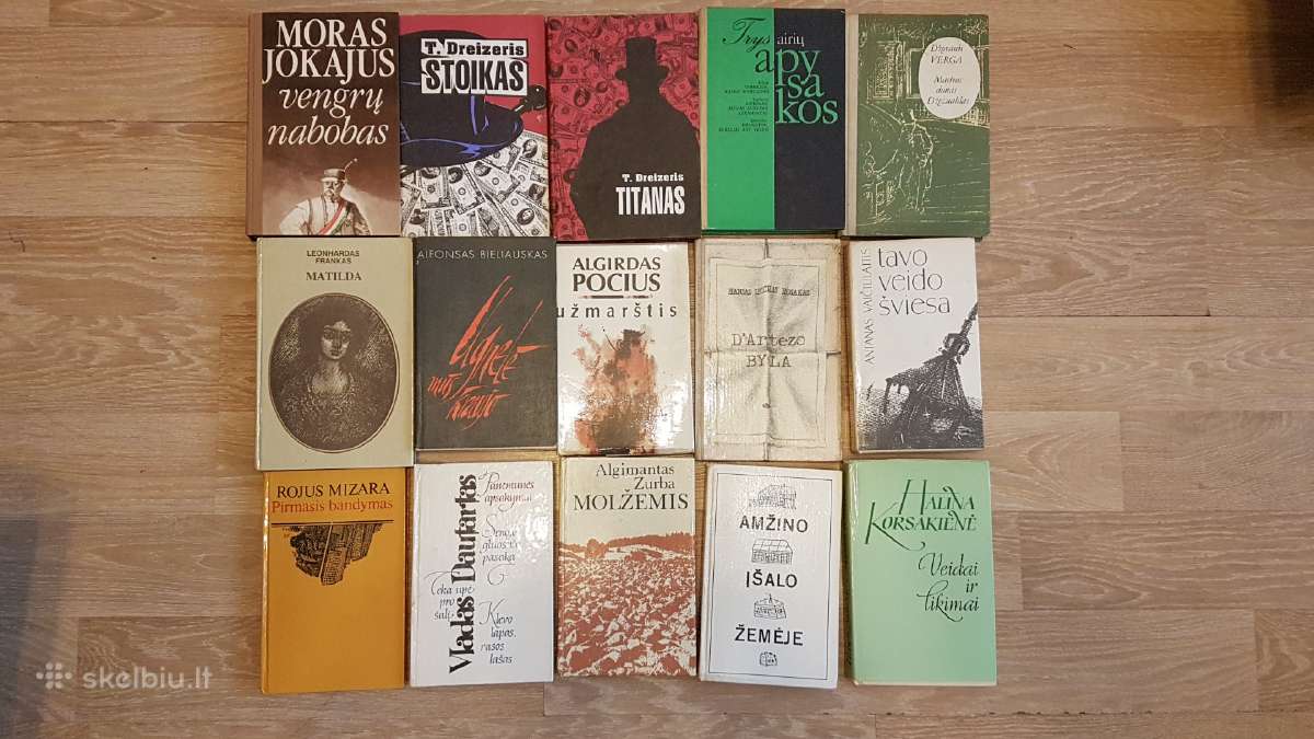 Įvairios grožinės literatūros knygos - nuotraukos Nr. 16