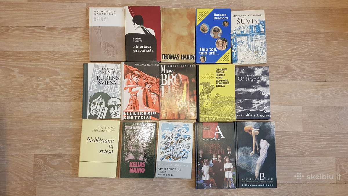 Įvairios grožinės literatūros knygos - nuotraukos Nr. 17