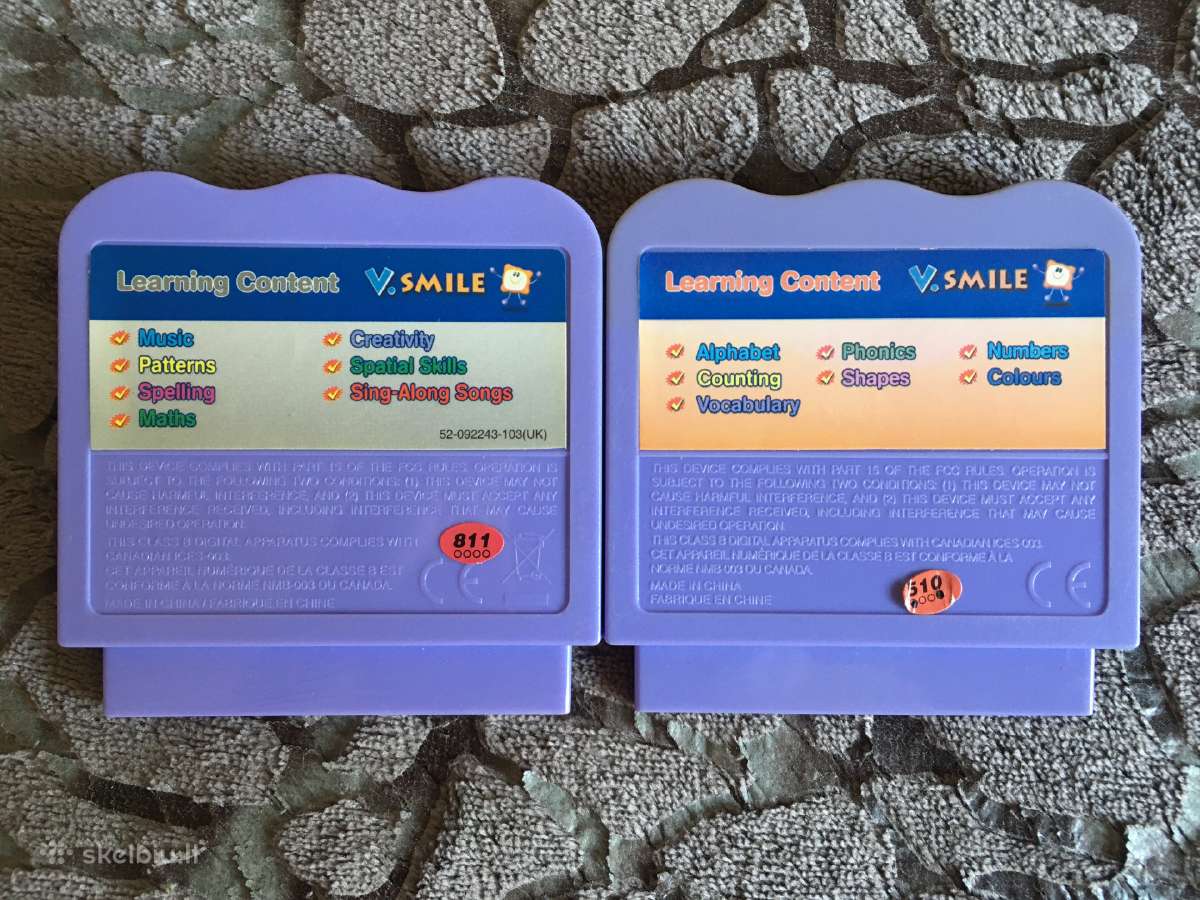 Vtech V.smile TV žaidimo kasetės Disney - nuotraukos Nr. 2