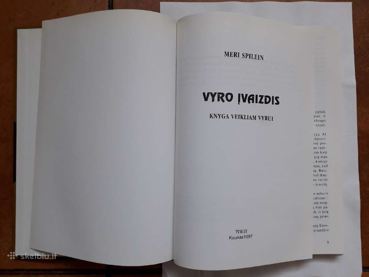 Meri Spilein "Vyro įvaizdis" 1997 m. - nuotraukos Nr. 2