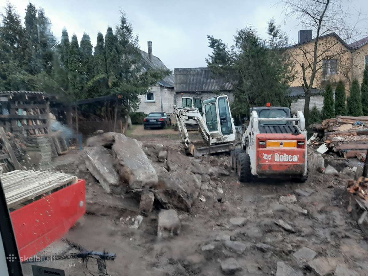 Griovimas su technika,pamatų šiltinim.,drenažas - nuotraukos Nr. 10