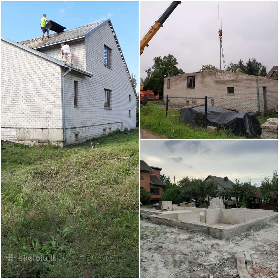 Griovimas su technika,pamatų šiltinim.,drenažas - nuotraukos Nr. 13