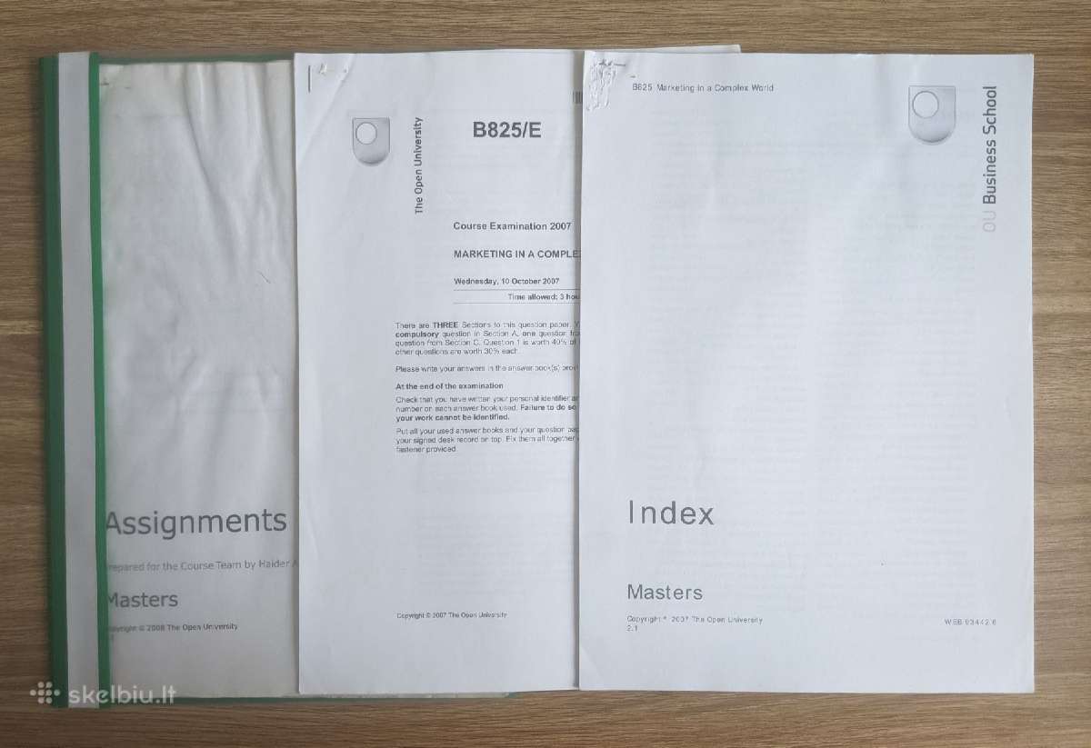 Open university B825 Marketing in Complex World - nuotraukos Nr. 3