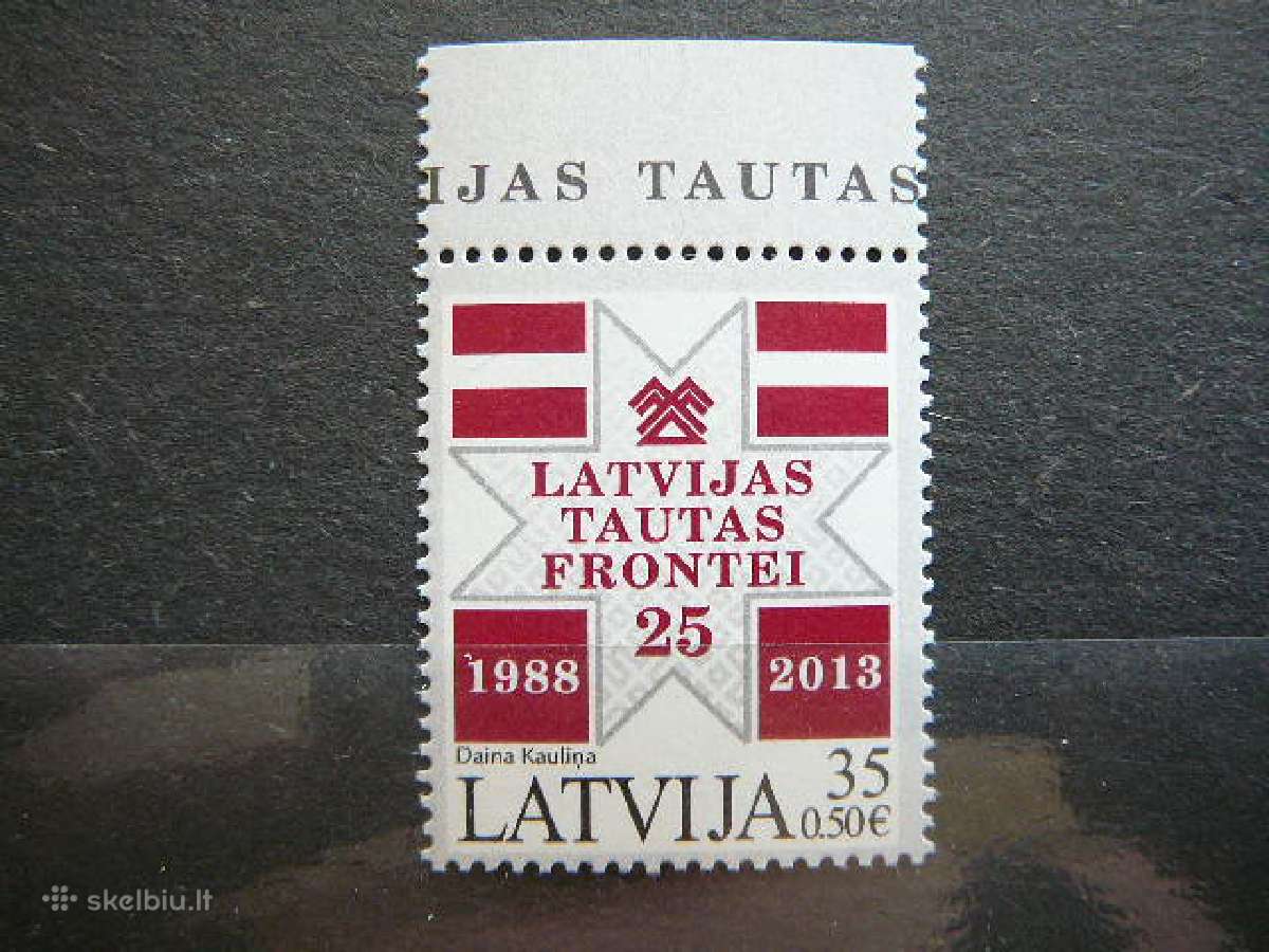 Latvija 2013 Tautos frontas Mnh lv874