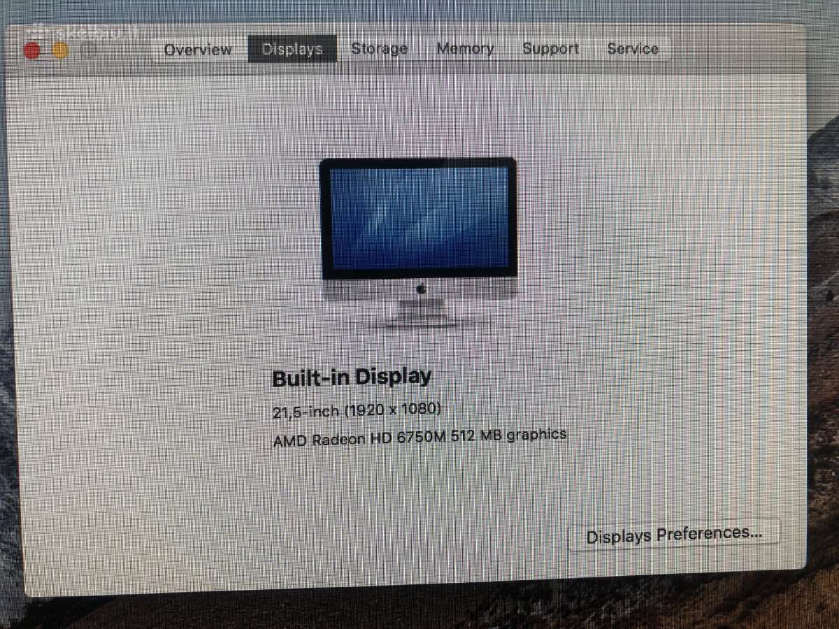 Apple iMac 21.5-inch "Core i5" 2.5 (mid-2011) - nuotraukos Nr. 4