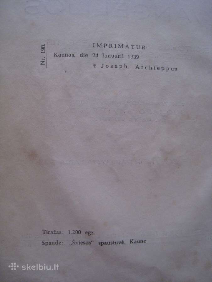Lekcijos ir evangelijos 1939 m. Kaunas / *Kd* - nuotraukos Nr. 6