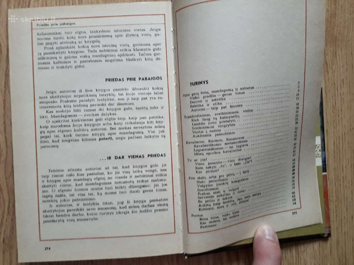 Knygos apie etiketa - nuotraukos Nr. 6