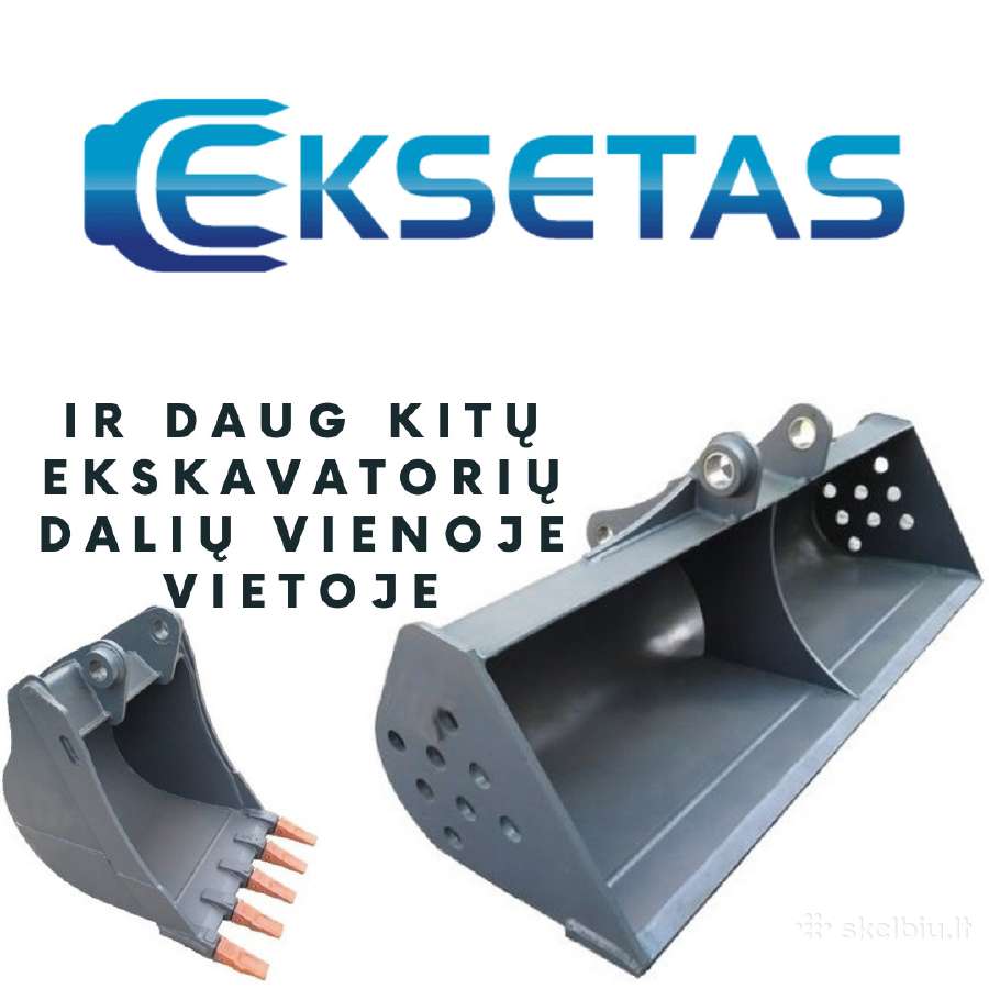 Kaušai ekskavatoriams, ratiniams krautuvams