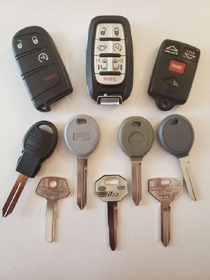 Chrysler, Dodge, Jeep, RAM raktai, jų remontas